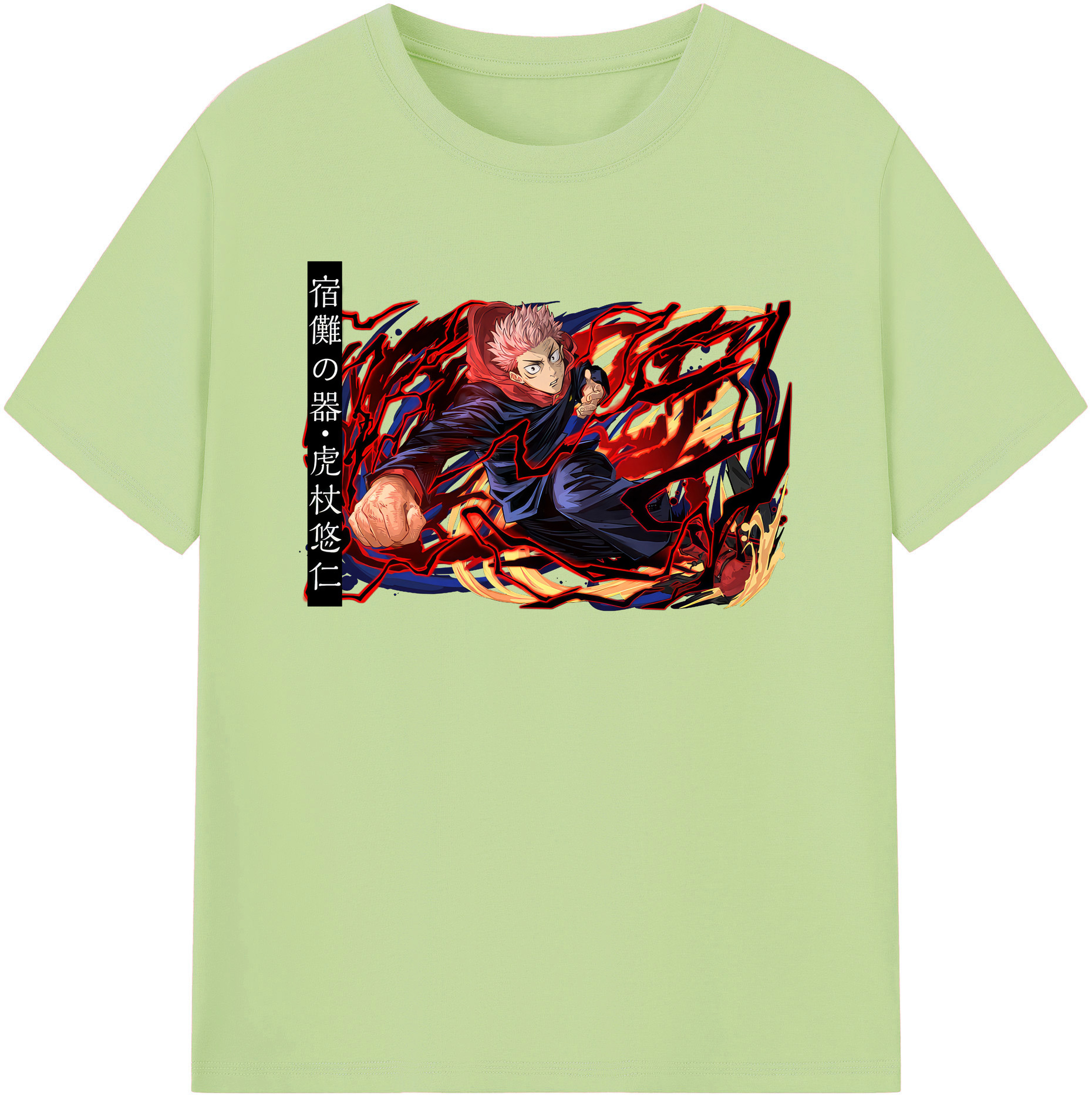 （画像用） 呪術廻戦 Jujutsu Kaisen 綿100％半袖Tシャツ（フロントプリント）